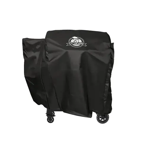 Pit Boss Grill Cover, 52 in W, 28 in D, 46 in H, Polyester/PVC Pit Boss Grill Cover, 52 in W, 28 in D, 46 in H, Polyester/PVC