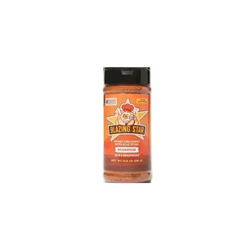 Blazing Star Rub Seasoning, Scorpion, 13.8 oz Blazing Star Rub Seasoning, Scorpion, 13.8 oz