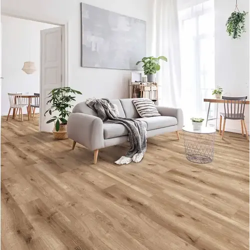 Healthier Choice Flooring Laminate Flooring Plank, 4-Sided Bevel Profile, Wood, Laurel Ridge, 48 in L - pack of 10