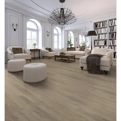 Healthier Choice Flooring Laminate Flooring Plank, 4-Sided Bevel Profile, Wood, Willow Creek, 48 in L - pack of 10