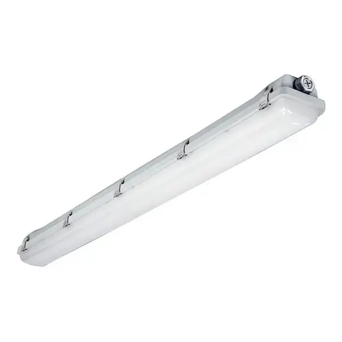 Metalux APVT-S Selectable Vaportite Series Vapor Strip Light Fixture, 120/277 V, 46 W, LED Lamp, White