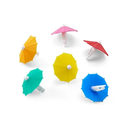 Fred & FRIENDS My Tai Umbrella Drink Marker, Polypropylene/Silicone Fred & FRIENDS My Tai Umbrella Drink Marker, Polypropylene/Silicone