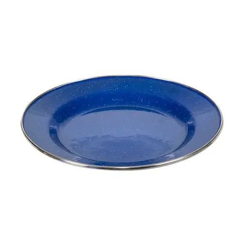 Stansport Dinner Plate, 10-1/4 in Dia, 10 in L, 10 in W, Blue, Enamel Stansport Dinner Plate, 10-1/4 in Dia, 10 in L, 10 in W, Blue, Enamel