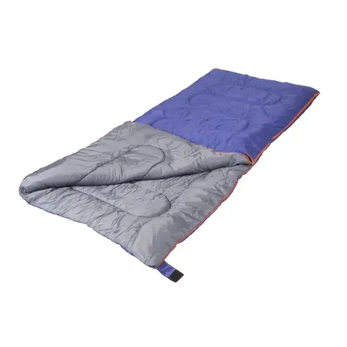 Stansport Redwood Sleeping Bag, 75 in L, 33 in W, Rectangular, Nylon/Polyester, Blue Stansport Redwood Sleeping Bag, 75 in L, 33 in W, Rectangular, Nylon/Polyester, Blue