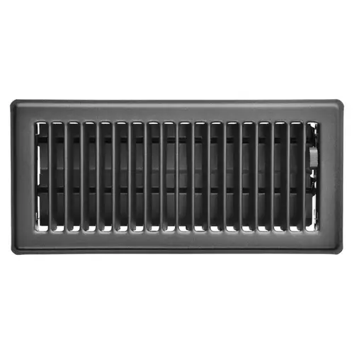Imperial Floor Register, 5-1/4 in L, 12 in W, Steel, Slate Gray, Powder-Coated Imperial Floor Register, 5-1/4 in L, 12 in W, Steel, Slate Gray, Powder-Coated