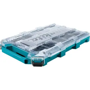 Makita T-90059 Makita MAKTRAK Low-Profile Medium Organizer, 479 cu-in, Copolymer/Resin, Teal