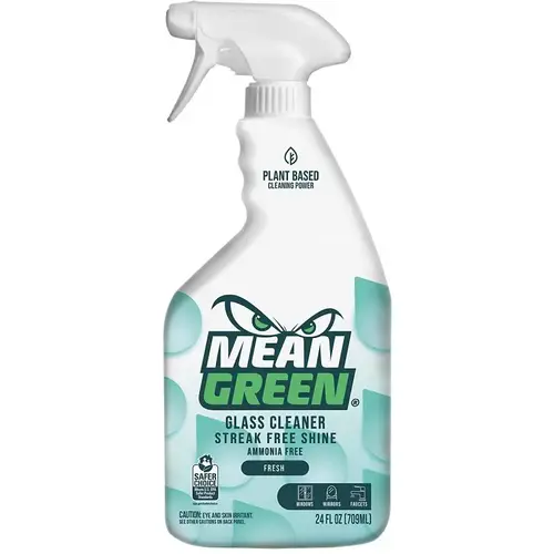 Mean Green Glass Cleaner, 24 oz, Liquid, Fresh Mean Green Glass Cleaner, 24 oz, Liquid, Fresh