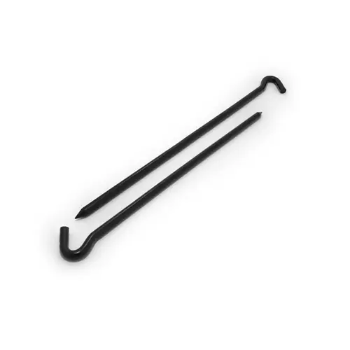 Coghlan's Heavy-Duty Tent Stake, Steel, Black - pack of 2 Coghlan's Heavy-Duty Tent Stake, Steel, Black - pack of 2