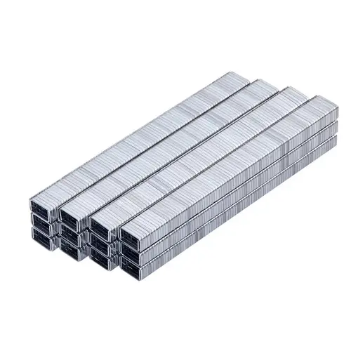 Spec Ops Heavy-Duty Staple, 2.7 in W Crown, 1/4 in L Leg, Steel, Galvanized