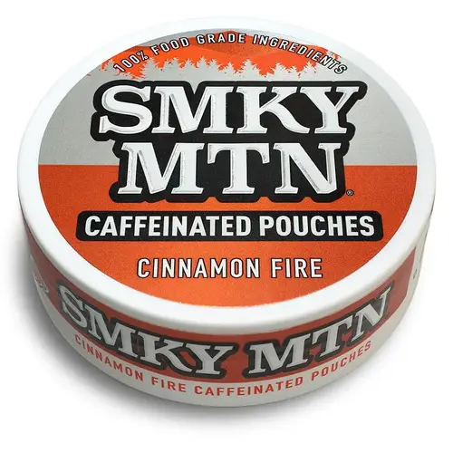 Smokey Mountain Caffeinated Pouch, Cinnamon Fire, 15 Can Smokey Mountain Caffeinated Pouch, Cinnamon Fire, 15 Can