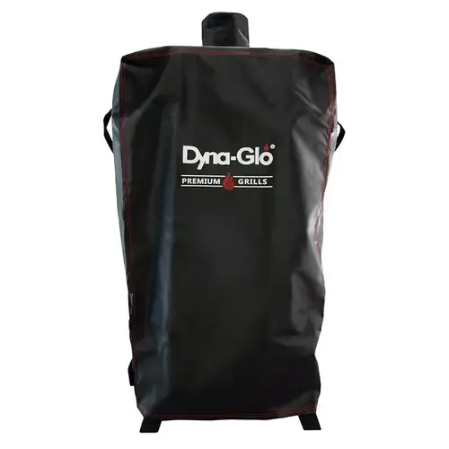 Dyna-Glo Premium Vertical Smoker Cover, 21-1/2 in W, 20.8 in D, 49.7 in H, Nylon/Polyester, Black