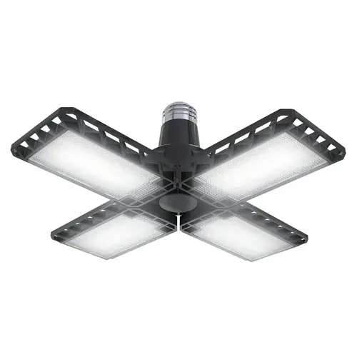 LED Garage Light Bulb, 4-Panel, 4000 Lumen, E26 Base LED Garage Light Bulb, 4-Panel, 4000 Lumen, E26 Base