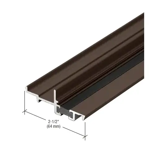 Door Stop Insert, Thermally Improved, Dark Bronze/Black Anodized Class 1, 21'-2" Door Stop Insert, Thermally Improved, Dark Bronze/Black Anodized Class 1, 21'-2"