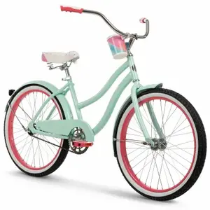 HUFFY BICYCLES 24634 Women's Good Vibrations Cruiser Bike, Sea Green, 24 In. Buy Now HUFFY BICYCLES 24634 Women's Good Vibrations Cruiser Bike, Sea Green, 24 In. Buy Now