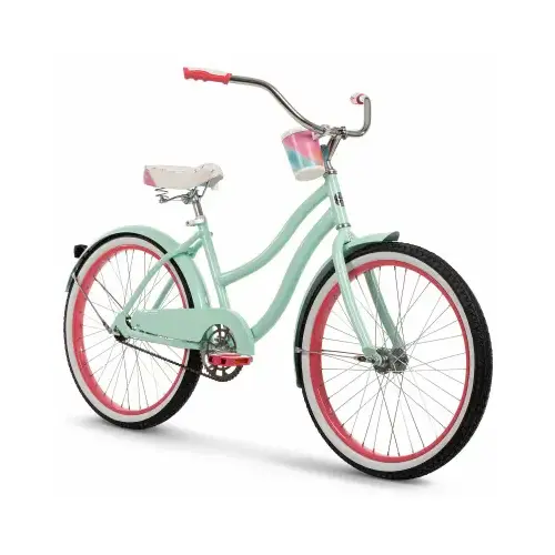 Women's Good Vibrations Cruiser Bike, Sea Green, 24 In.