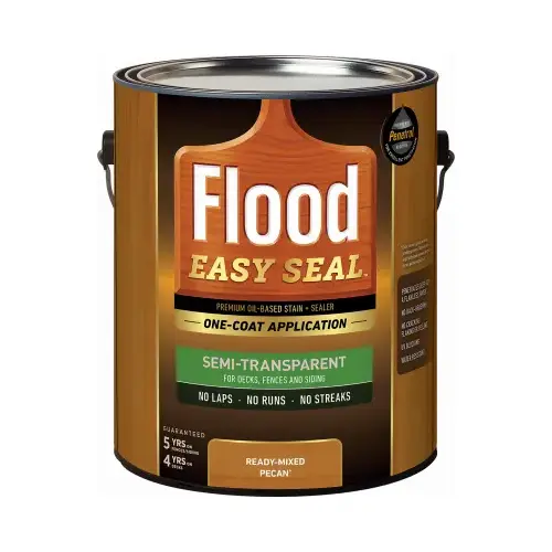 Easy Seal Oil-Based Stain & Sealer, Pecan, Gallon