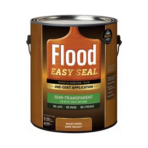 Easy Seal Oil-Based Stain & Sealer, Dark Walnut, Gallon