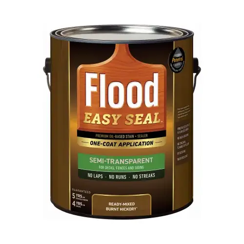 Easy Seal Oil-Based Stain & Sealer, Burnt Hickory, Gallon