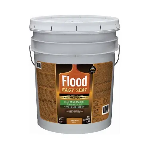 Easy Seal Oil-Based Stain & Sealer, Pecan, 5 Gallon