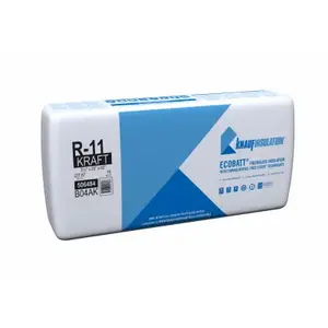 Knauf B04AK R-11 Kraft Faced Fiberglass Insulation Batt, 23 x 93 In.