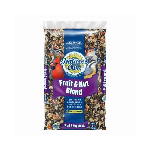 Fruit & Nut Blend Wild Bird Food, 7 Lb. Bag Fruit & Nut Blend Wild Bird Food, 7 Lb. Bag