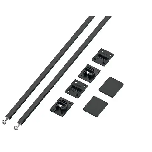 Door Straightening Fitting, Hawa 1900 mm length (74 13/16") 1,900 mm Adds rigidity and helps prevent warping and twisting of doors and panels, black, 1900 mm length (74 13/16") Black Door Straightening Fitting, Hawa 1900 mm length (74 13/16") 1,900 mm Adds rigidity and helps prevent warping and twisting of doors and panels, black, 1900 mm length (74 13/16") Black