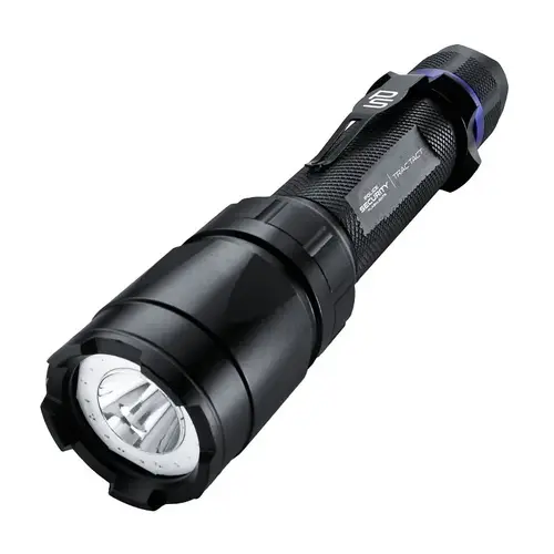 Trac-Tact 2AA 350 Lm. Tactical LED Flashlight with UV & Red LED Modes Black