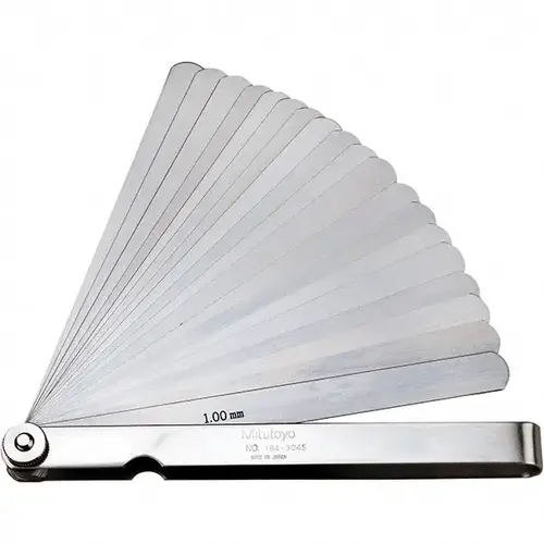 Feeler Gage: 1 mm Thick, 13 mm Wide, 150 mm Long Feeler Gage: 1 mm Thick, 13 mm Wide, 150 mm Long