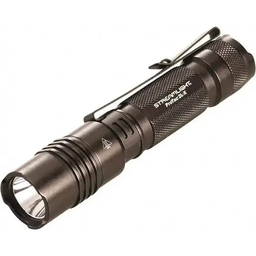 Handheld Flashlight: LED, 30 hr Max Run Time, CR123A battery