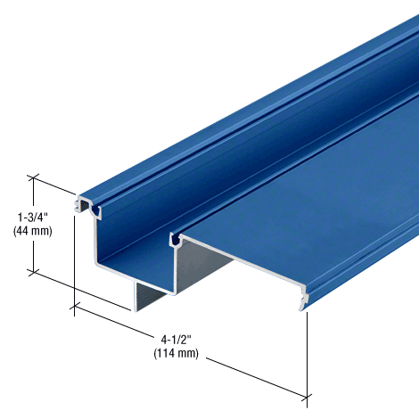 CRL-U.S. Aluminum 0G56671 Custom KYNAR Paint Head and Sill Insert for 1" Glass - 24'-2" Stock Length