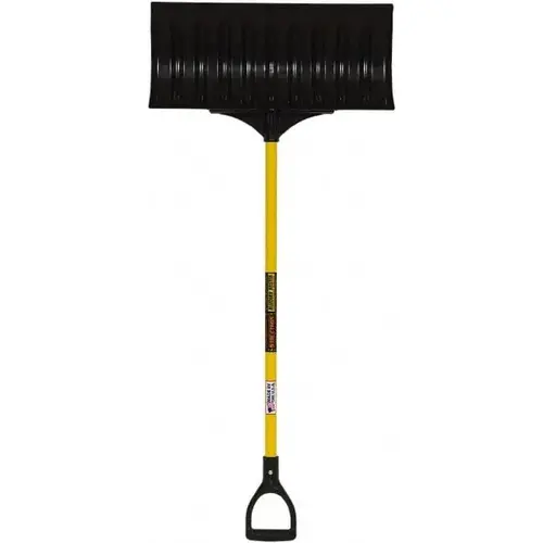 Snow Pusher, 24" Polycarbonate Blade, 45" Fiberglass D-Grip Handle Snow Pusher, 24" Polycarbonate Blade, 45" Fiberglass D-Grip Handle