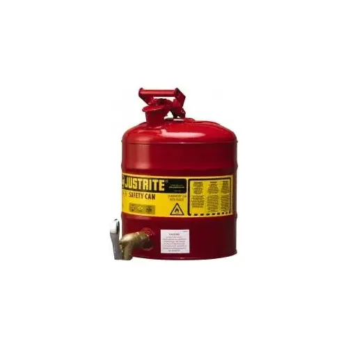 TYPE 1 RED 5 GAL. SAFETYCAN WITH 08902 FAUCET TYPE 1 RED 5 GAL. SAFETYCAN WITH 08902 FAUCET