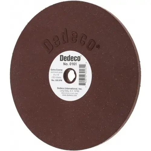 Surface Grinding Wheel: 6" Dia, 1/4" Thick, 1/2" Hole, 46 Grit, H Hardness