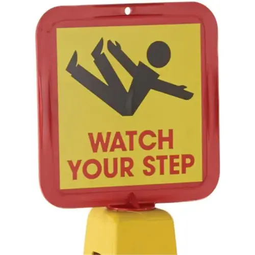Caution, 8" Wide x 8" High, Polypropylene Square Floor Sign Caution, 8" Wide x 8" High, Polypropylene Square Floor Sign