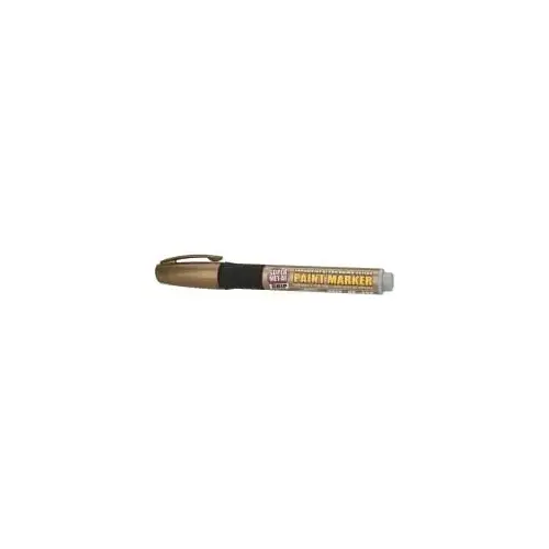 Marker: Metallic Gold, Oil-Based Marker: Metallic Gold, Oil-Based
