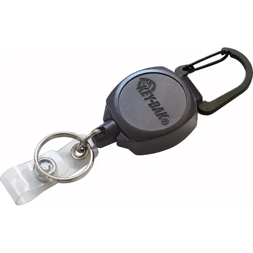 Key Control; Type: Retractable Key Chain & ID Holder ; Number of Keys: 5 ; Color: Black ; Width (Inch): 3/4 ; UNSPSC Code: 46171500