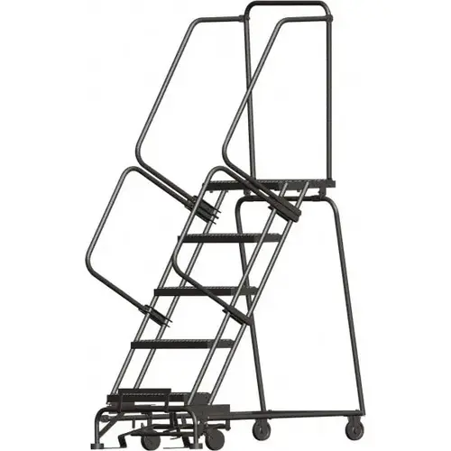 Steel Rolling Ladder: 5 Step