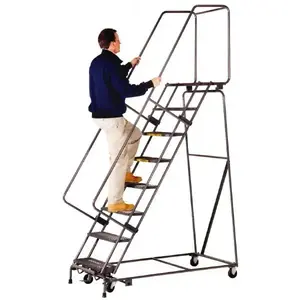 Ballymore 103214XKF Steel Rolling Ladder: 10 Step