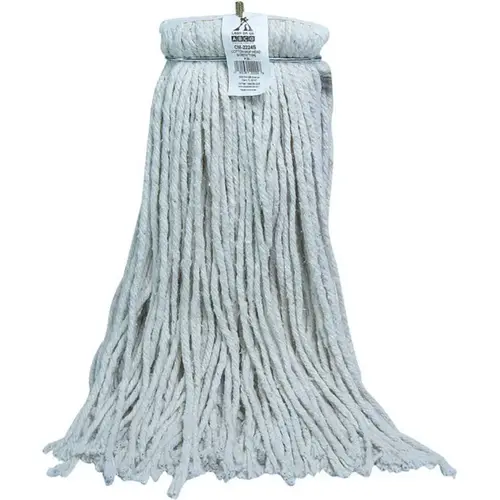 Wet Mop Cut: Screw On, Large, White Mop, Cotton Wet Mop Cut: Screw On, Large, White Mop, Cotton