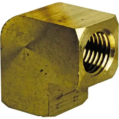 Industrial Pipe 90 degree Female Elbow: 1/8" Female Thread, FNPT