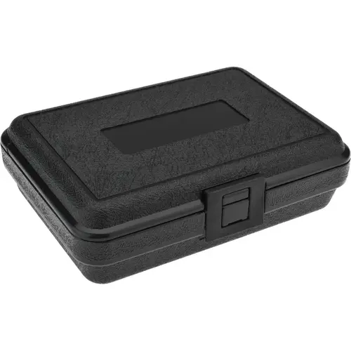 Clamshell Hard Case: Cubed Foam, 8-1/2" Wide, 6" Deep, 2-1/2" High