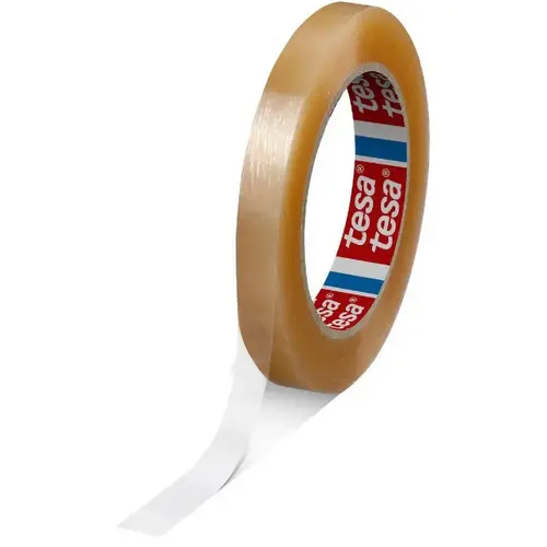 Tensilized Polypropylene Strapping Tape: 12 mm x 55 m, Transparent - pack of 6