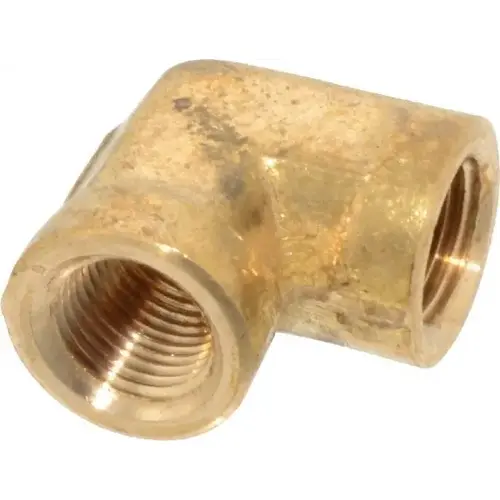 Industrial Pipe 90 degree Female Elbow: 1/8" Female Thread, FNPTF Industrial Pipe 90 degree Female Elbow: 1/8" Female Thread, FNPTF