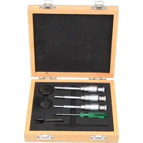 Mechanical Inside Micrometer Set: 0.1500 to 0.2750" Range Mechanical Inside Micrometer Set: 0.1500 to 0.2750" Range