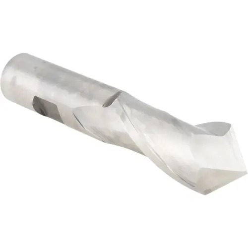 Drill Mill: 15/16" Dia, 1-31/32" LOC, 2 Flutes, 90 degree Point, Cobalt Bright/Uncoated