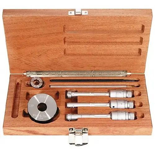 Mechanical Inside Micrometer Set: 0.5000 to 0.8000" Range, 1 Extension Rod Mechanical Inside Micrometer Set: 0.5000 to 0.8000" Range, 1 Extension Rod
