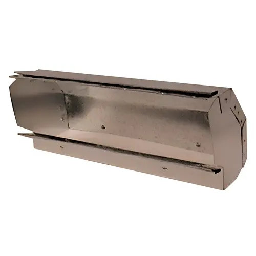 3-1/4" ID, Galvanized Duct Shortway 90 degree Stack El 3-1/4" ID, Galvanized Duct Shortway 90 degree Stack El