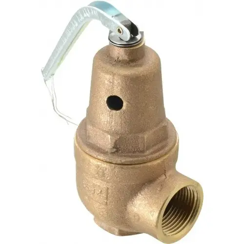 ASME Section IV Safety Relief Valve: 3/4" Inlet, 30 Max psi ASME Section IV Safety Relief Valve: 3/4" Inlet, 30 Max psi