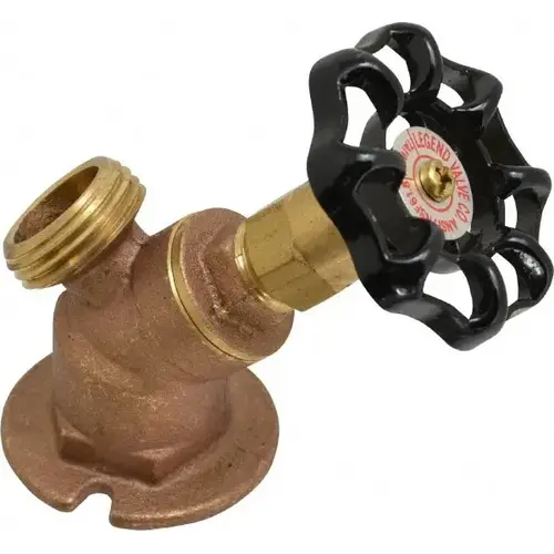 3/4" Pipe, Brass Sillcock with Lockshield 3/4" Pipe, Brass Sillcock with Lockshield