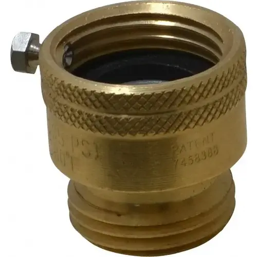 3/4" Pipe, 125 Max psi, Brass, Hose Type Vacuum Breaker Valve